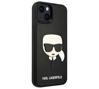 Karl Lagerfeld Funda para Apple iPhone 14 Plus Karl's Head, Negro