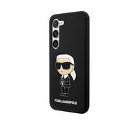 Karl Lagerfeld Funda para Galaxy S23 Plus Ikonik, Negro