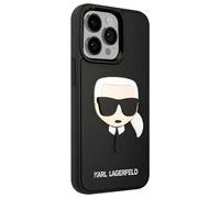 Karl Lagerfeld Funda para iPhone 13 Pro Max 3D Rubber Karl's Head,
