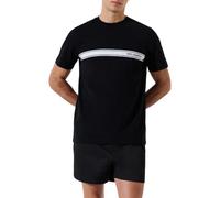 Karl Lagerfeld Hombre Elongated Logo Graphic T-Shirt Black S