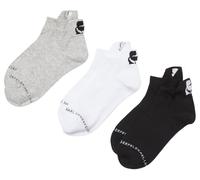 Karl Lagerfeld Hombre K/Kameo Logo Sneaker Sock (3 Pack) Black/White/Grey 43-46