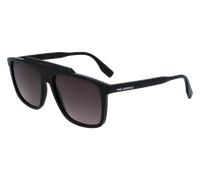 Karl Lagerfeld Hombre KL6107S 001 Gafas de sol Bio-inyección Negro Marrón Piloto Normal Normal