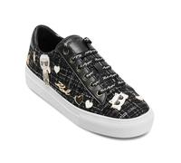 Karl Lagerfeld Iconic Cate Pins Sneaker Mule, Zapatillas Mujer, Negro/Blanco, 40 EU