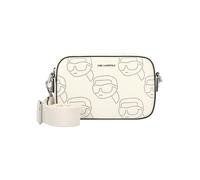 Karl Lagerfeld Ikon Bolsa de hombro Piel natural 22 cm blanco