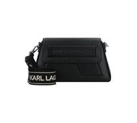 Karl Lagerfeld Ikon Bolsa de hombro Piel natural 25 cm negro