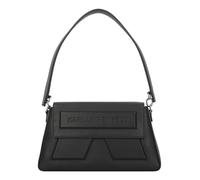 Karl Lagerfeld Ikon Bolsa de hombro Piel natural 31 cm negro