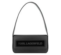 Karl Lagerfeld Ikon K Bolsa de hombro Piel natural 24 cm negro