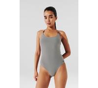 Karl Lagerfeld Ikon Stripe Swimsuit White-black Stripe Talla: S | Bañadores Outlet | Mujer | Blanco