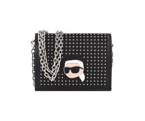 Karl Lagerfeld Ikonik 2.0 Bolso de mano Piel natural 11 cm negro