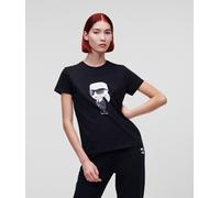 Karl Lagerfeld Ikonik 2.0 Karl T-shirt Black Talla: XS | Camisetas de Seda Outlet | Mujer | Negro