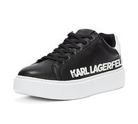 Karl Lagerfeld Inject Logo Mujeres Negro/Blanco Entrenadores, negro y blanco, 40 EU