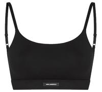 Karl Lagerfeld International B.V Essential Logo Scoop Bralette Sujetador, Negro, L Mujeres