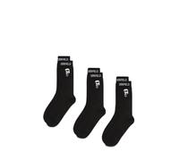 Karl Lagerfeld International B.V Ikon Sock - Paquete de 3 calcetines para hombre, color negro, talla 39-42, Negro, 18-20
