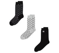 Karl Lagerfeld International B.V K/Monogram Logo Sock 3 Pack Calcetines, Multicolor, 39-42 Hombres