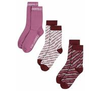 Karl Lagerfeld International B.V Monogram Sock 3 Pack Calcetines, Multicolor, 39-42 Mujeres