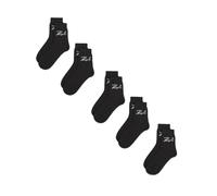 Karl Lagerfeld International B.V Signature Logo Sock 5 Pack Calcetines, Negro, 35-38 Mujeres
