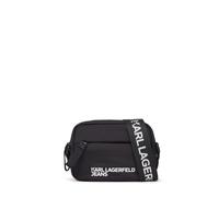 KARL LAGERFELD JEANS Bolso de hombro 'ESSENTIAL' negro / blanco One Size negro / blanco