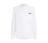 KARL LAGERFELD JEANS Camisa 'Poplin' blanco M blanco