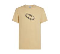 KARL LAGERFELD JEANS Camiseta beige / negro XS beige / negro