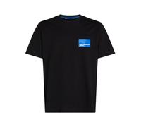 KARL LAGERFELD JEANS, Camiseta De Manga Corta Con Logo En Cuadro Para Hombre, Ajuste Regular, Negro, L