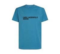 KARL LAGERFELD JEANS Klj Regular Sslv tee Camiseta, Hydro, L Hombres