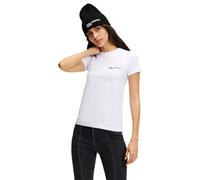 KARL LAGERFELD JEANS, para Mujer, Camiseta Entallada, Blanco, Talla Grande