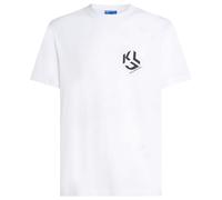 Karl Lagerfeld Jeans KLJ Tapered Denim Camiseta, Blanco, S para Hombre