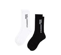 Karl Lagerfeld Jeans Hombre Essential Logo Socks White/Black 42/46