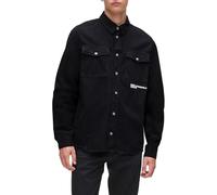 KARL LAGERFELD JEANS Hombre Karlismall Overshirt Negro/Negro XL