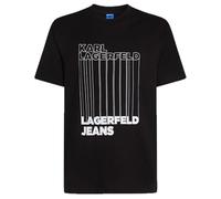 Karl Lagerfeld Jeans Hombre Regular Barcode T-Shirt Black S