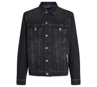 KARL LAGERFELD JEANS Hombre Regular Denim Jacket Washed Dark Grey L