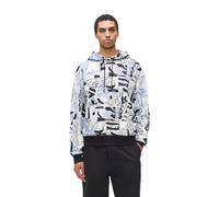 Karl Lagerfeld Jeans Hombre Relaxed All Over Print Hoodie Urban Texture All Over Print XL