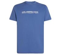 Karl Lagerfeld Jeans Hombre Slim Short Sleeve Reflection T-Shirt Washed Federal Blue XL