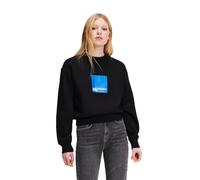KARL LAGERFELD JEANS Sudadera azul / negro / blanco, Talla M