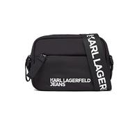 Karl Lagerfeld Jeans, Hombres, Bolso Bandolera Esencial De Nailon, Negro, One size