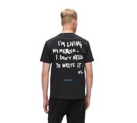 Karl Lagerfeld Jeans, Hombres, Camiseta Karlism De Manga Corta Normal, Corte Regular, Negro, S