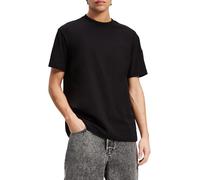 Karl Lagerfeld Jeans, Hombres, Camiseta Regular De Manga Corta Con Parche De Goma, Corte Regular, Negro, XL