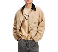 Karl Lagerfeld Jeans, Hombres, Chaqueta De Trabajo, Corte Regular, Marrón, M