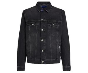 Karl Lagerfeld Jeans, Hombres, Chaqueta Vaquera Normal, Corte Regular, Gris, M