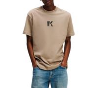 Karl Lagerfeld Jeans Hombres K/Logo Regular Short Sleeve T-Shirt Desert Taupe S