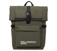 Karl Lagerfeld Jeans, Hombres, Mochila Con Revestimiento De Pu, Verde, One size