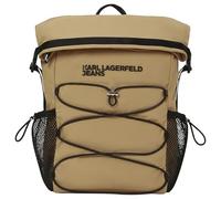 Karl Lagerfeld Jeans, Hombres, Mochila Utilitaria Con Cordón, Marrón, One size