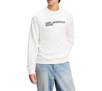 Karl Lagerfeld Jeans Hombres Regular Essential Logo Sweatshirt White XS