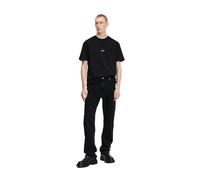 KARL LAGERFELD JEANS Klj Straight Denim, Jeans Hombre, Negro Lavado, 33W / 34L