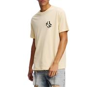 Karl Lagerfeld Jeans KLJ Tapered Denim Camiseta, Madera Ash, S para Hombre