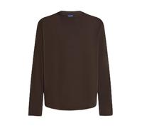 Karl Lagerfeld Jeans Men Regular Long Sleeve Curved Hem T-Shirt Chocolate Torte L