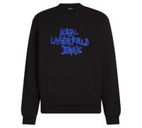KARL LAGERFELD JEANS Sudadera azul / negro L azul / negro