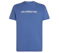 Karl Lagerfeld Jeans, Men's, Short Sleeve Reflection tee, Slim Fit Camiseta, Azul, XL Hombres