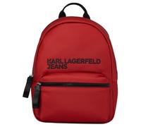 Karl Lagerfeld Jeans Mochila de nailon esencial para mujer, rojo, medium