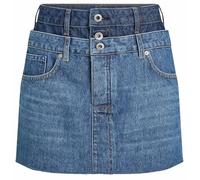 KARL LAGERFELD JEANS Mujer Denim Double Mini Skirt Azul medio bloqueado M